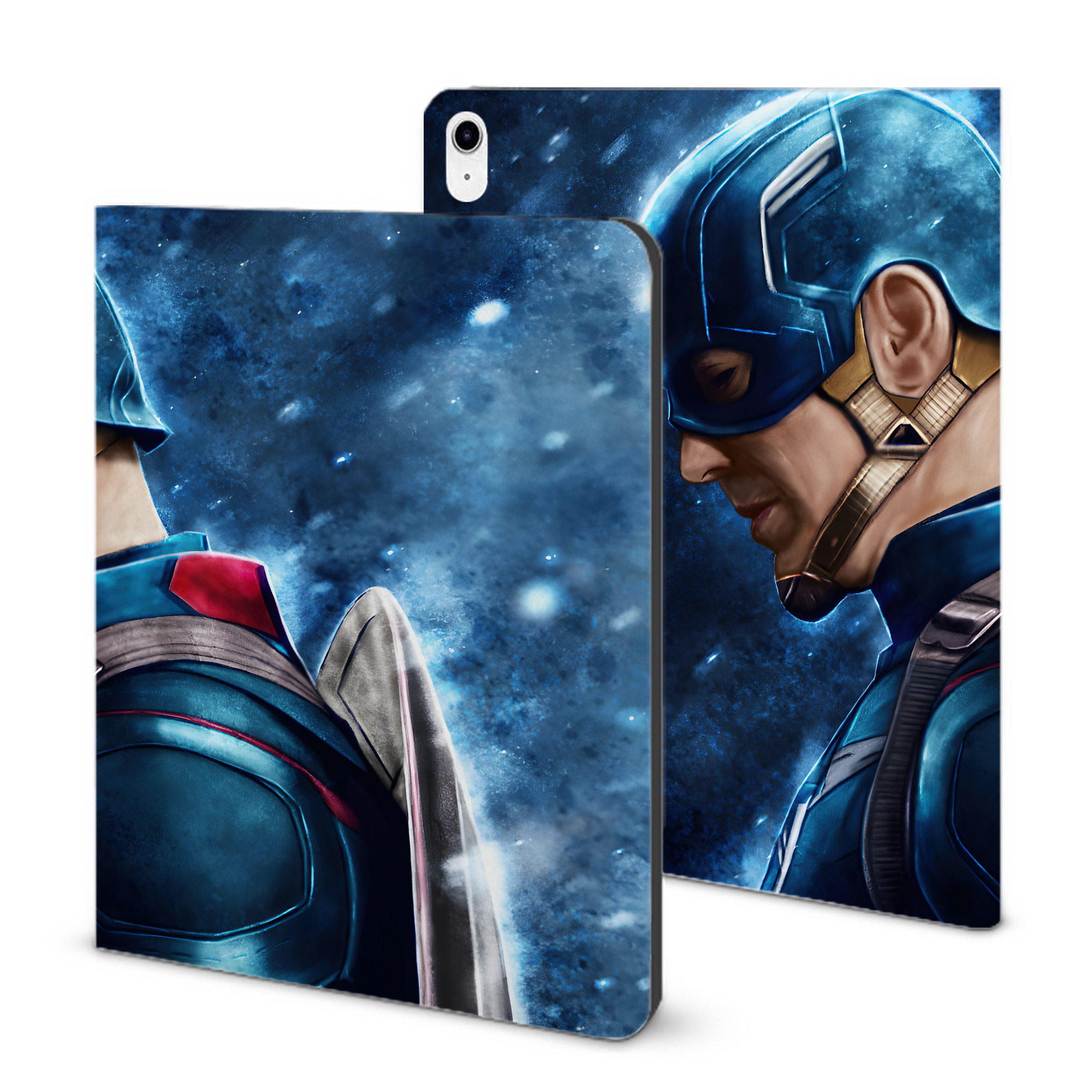 （画像用） アベンジャーズ The Avengers IPad ケース ブック型 PUレザー TPU 耐衝撃 軽量 薄型 ペン収納なし 全面保護 IPad 各モデル対応